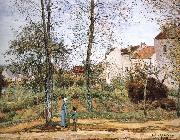 Camille Pissarro Village garden oil painting on canvas